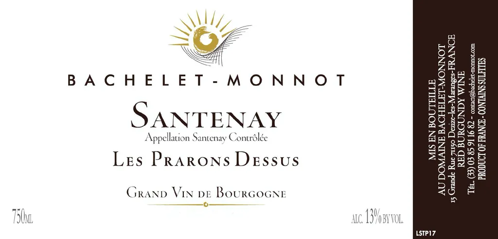 Santenay Les Prarons Bottle