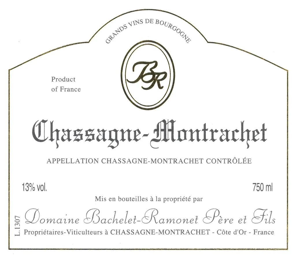 Bachelet-Ramonet Chassagne-Montrachet Bottle