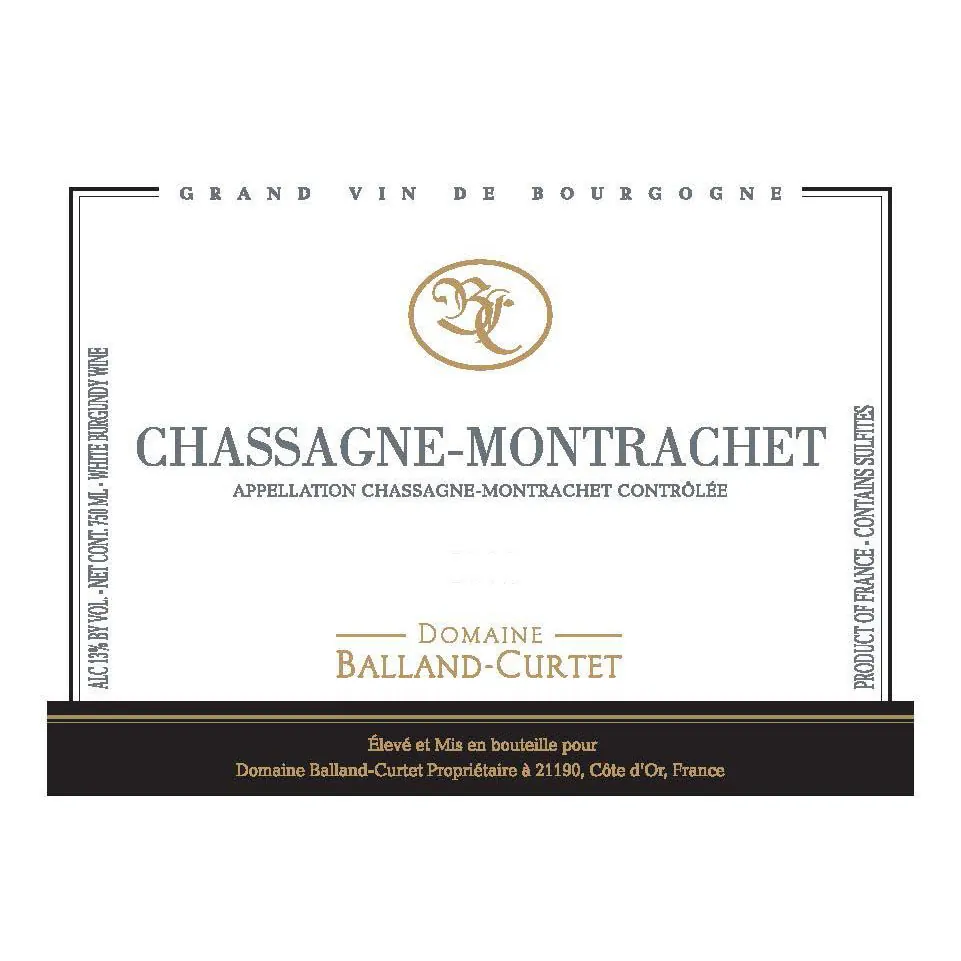 Chassagne-Montrachet Bottle