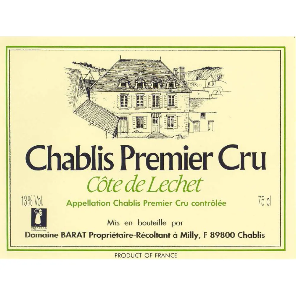Premier Cru Cote de Lechet Chablis Bottle