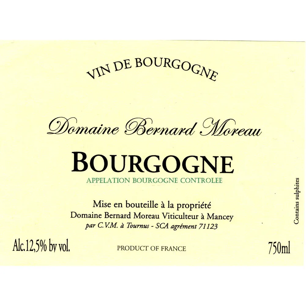 Bourgogne Blanc Bottle