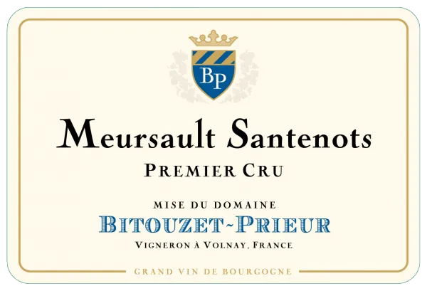 Meursault Santenots Premier Cru Bottle