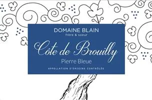 Domaine Blain Cotes de Brouilly Pierre Bleue Bottle