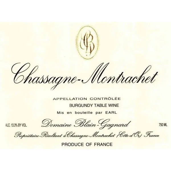 Chassagne-Montrachet Rouge Bottle