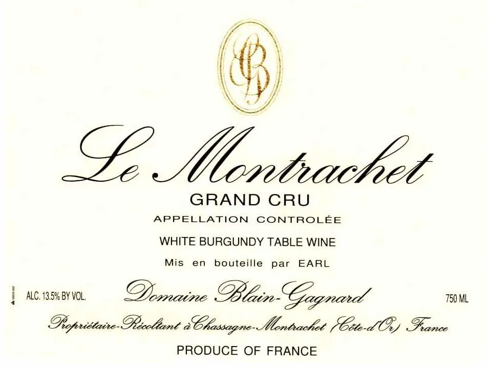 Le Montrachet Grand Cru Bottle