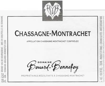 Chassagne-Montrachet Blanc Bottle
