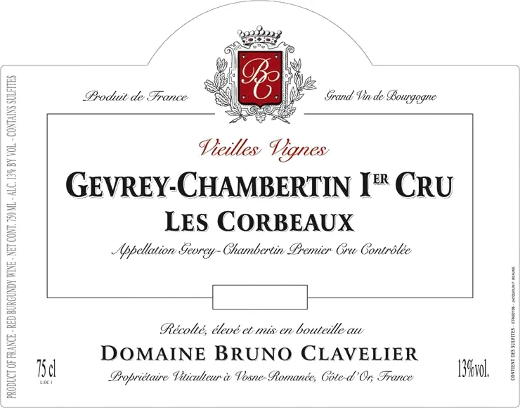 Gevrey-Chambertin Les Corbeaux Premier Cru Bottle