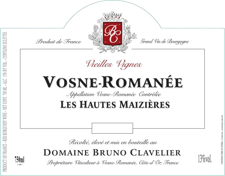 Vosne-Romanee Les Hautes Maizieres Vieilles Vignes Bottle