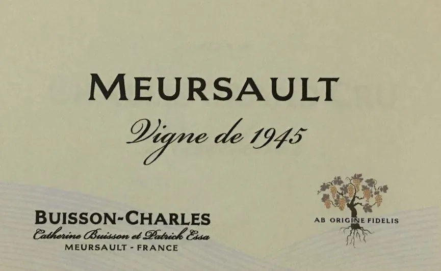 Meursault La Vigne de Bottle