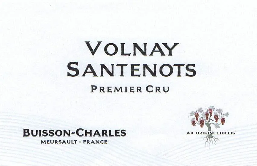 Volnay Santenots Premier Cru Bottle
