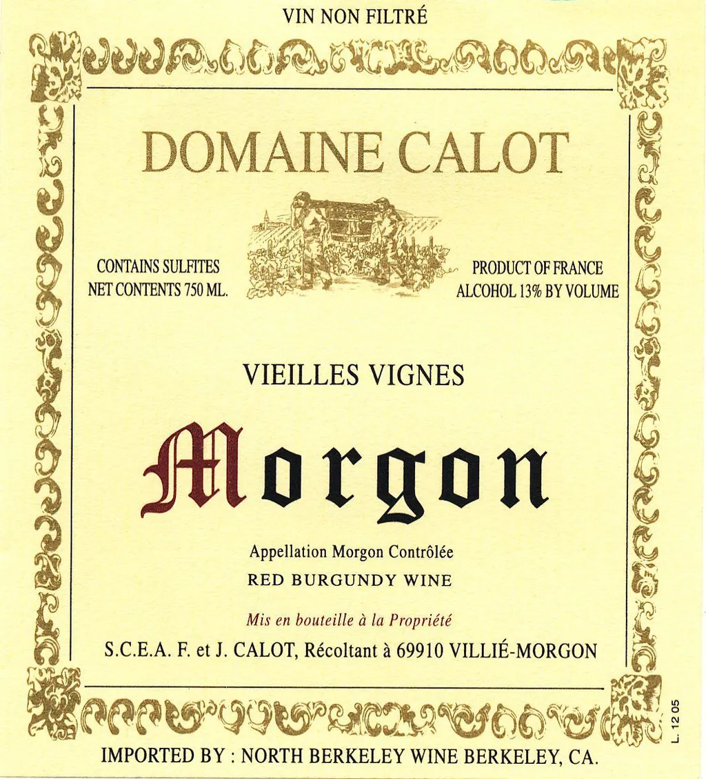 Morgon Vieilles Vignes Bottle