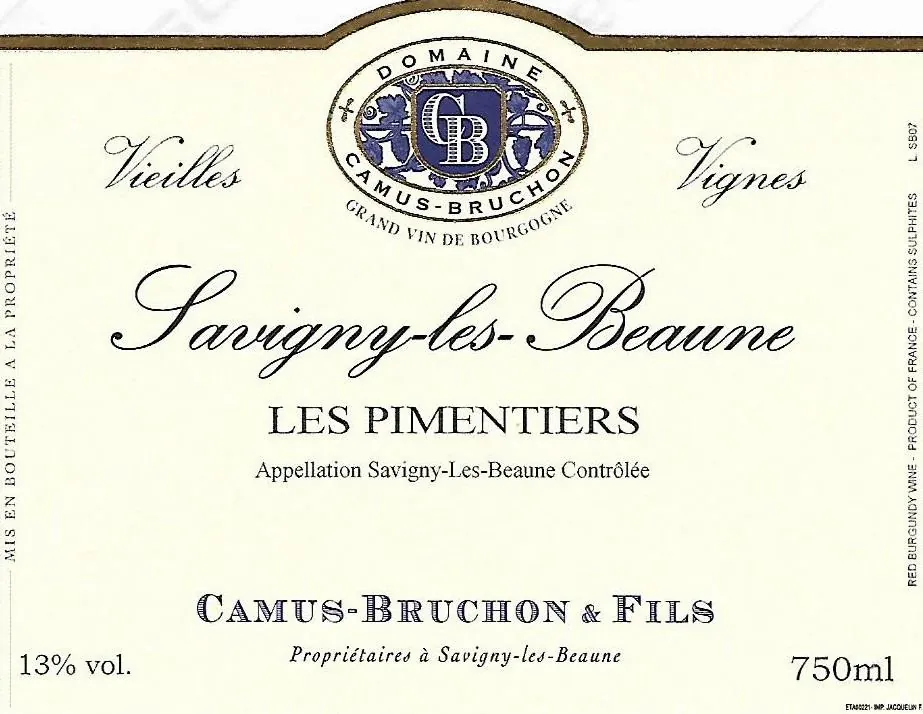 Savigny-les-Beaune Les Pimentiers Vieilles Vignes Bottle