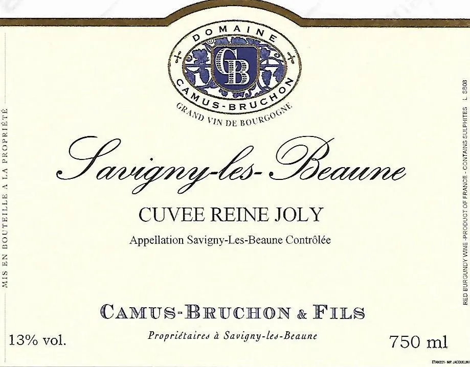 Savigny-les-Beaune Reine Joly Bottle