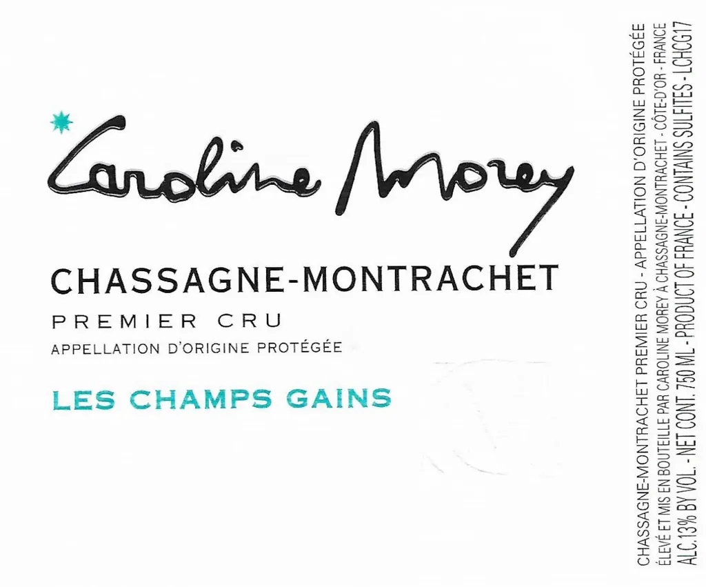 Chassagne-Montrachet Champs Gains Premier Cru Bottle