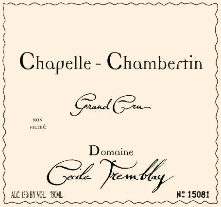 Chapelle-Chambertin Grand Cru Bottle