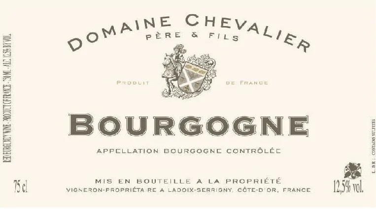 Bourgogne Rouge Bottle