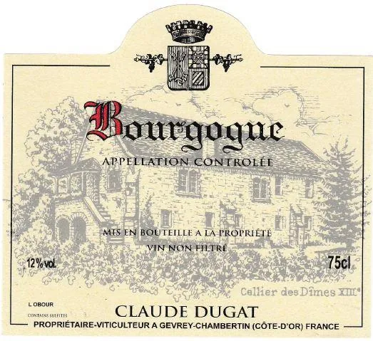 Bourgogne Rouge Bottle