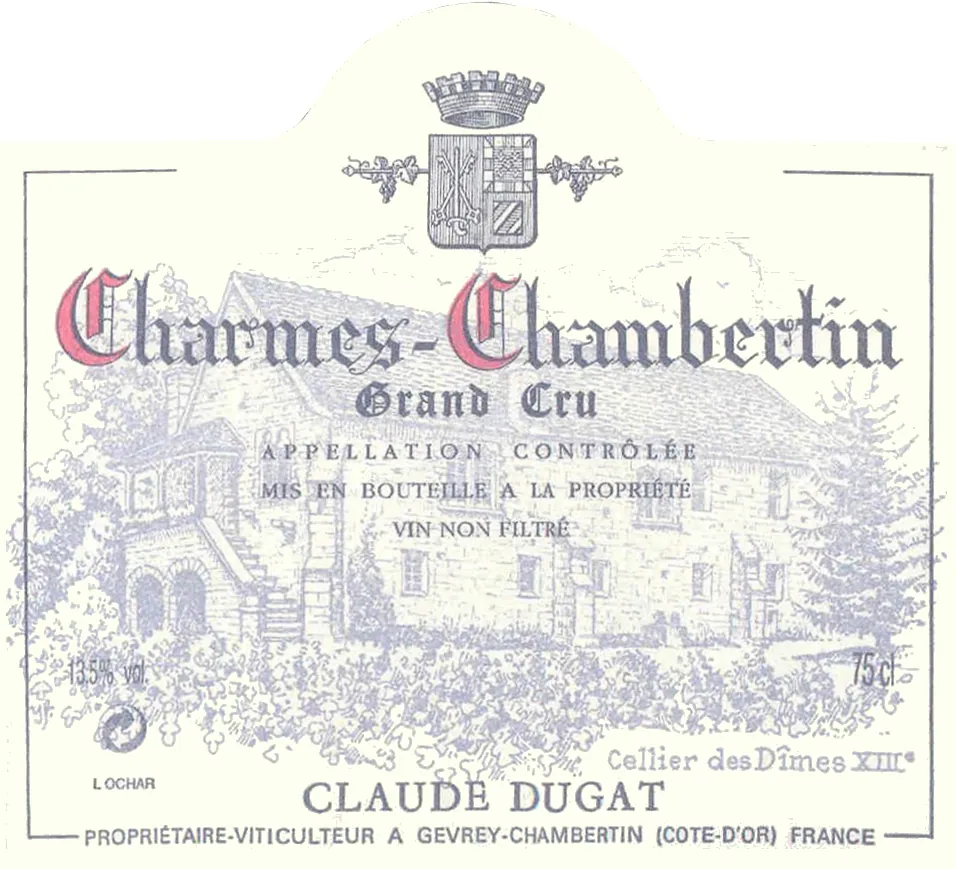 Charmes Chambertin Bottle