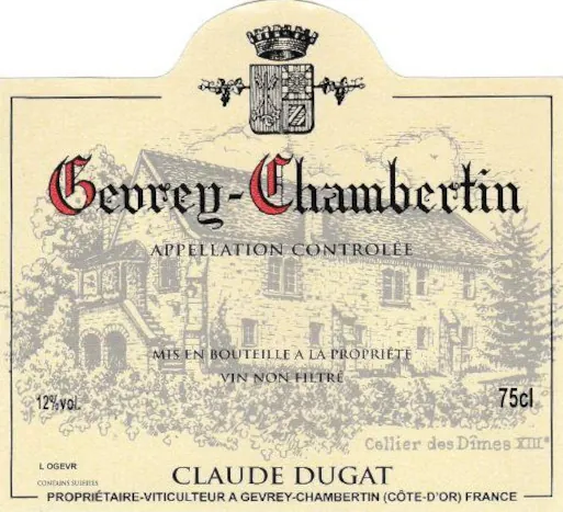 Gevrey-Chambertin Bottle