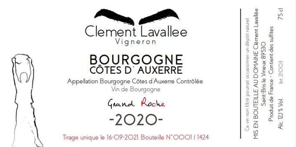 Grand Roche Cotes d'Auxerre Blanc Bottle