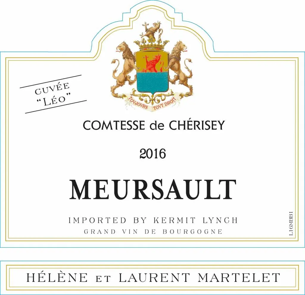 Meursault Cuvee Leo Bottle
