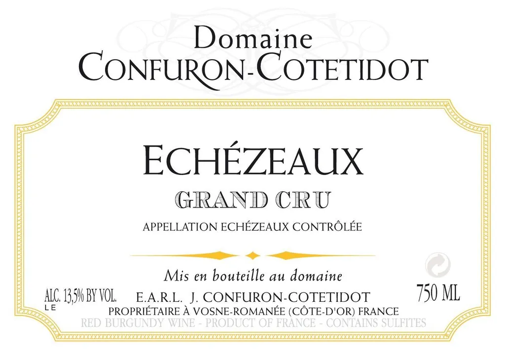Echezeaux Grand Cru Bottle