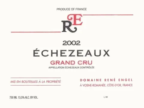 Echezeaux Grand Cru Bottle