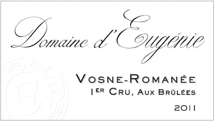 Vosne-Romanee Aux Brulees Premier Cru Bottle