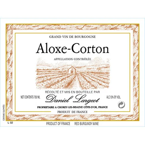 Aloxe Corton Bottle
