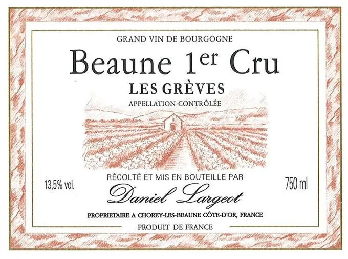 Beaune Les Greves Premier Cru Bottle