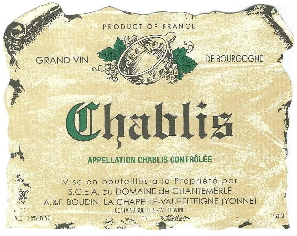 Chablis Bottle
