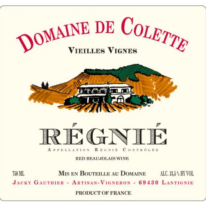 Regnie Vieilles Vignes Bottle
