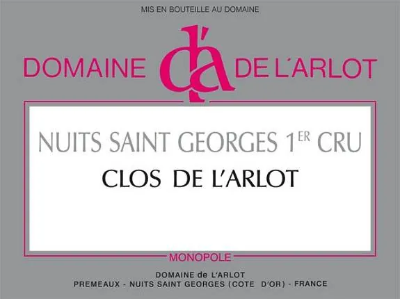 Nuits-St-Georges Clos de l'Arlot Monopole Bottle