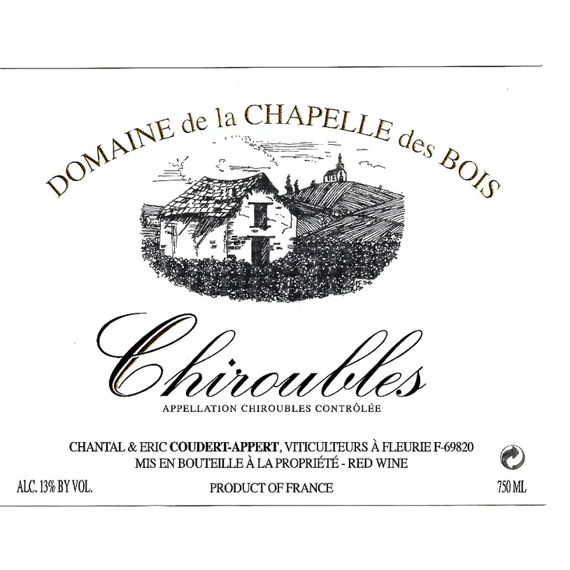Chiroubles Bottle