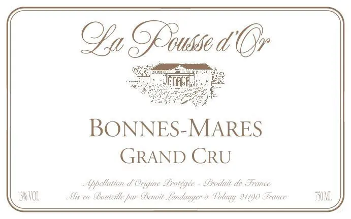 Bonnes Mares Grand Cru Bottle