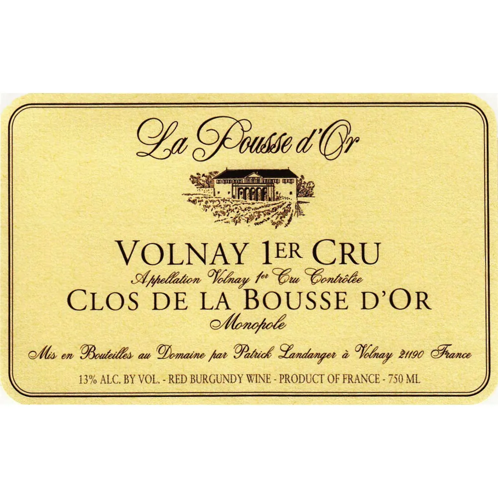 Volnay Clos de la Bousse d'Or Premier Cru Bottle