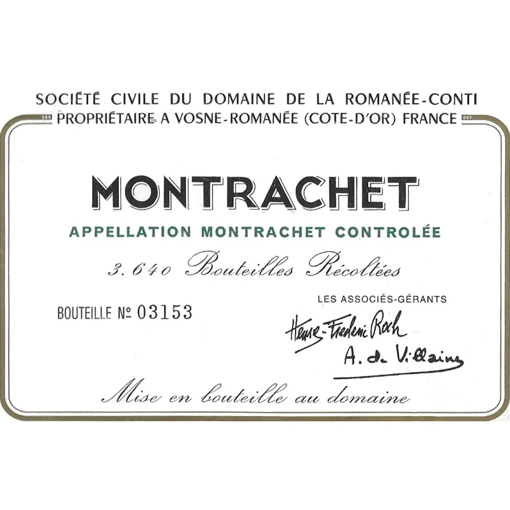 Montrachet Bottle