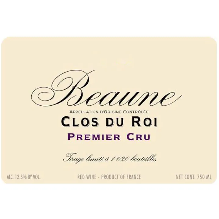 Beaune Le Clos Du Roi Premier Cru Bottle