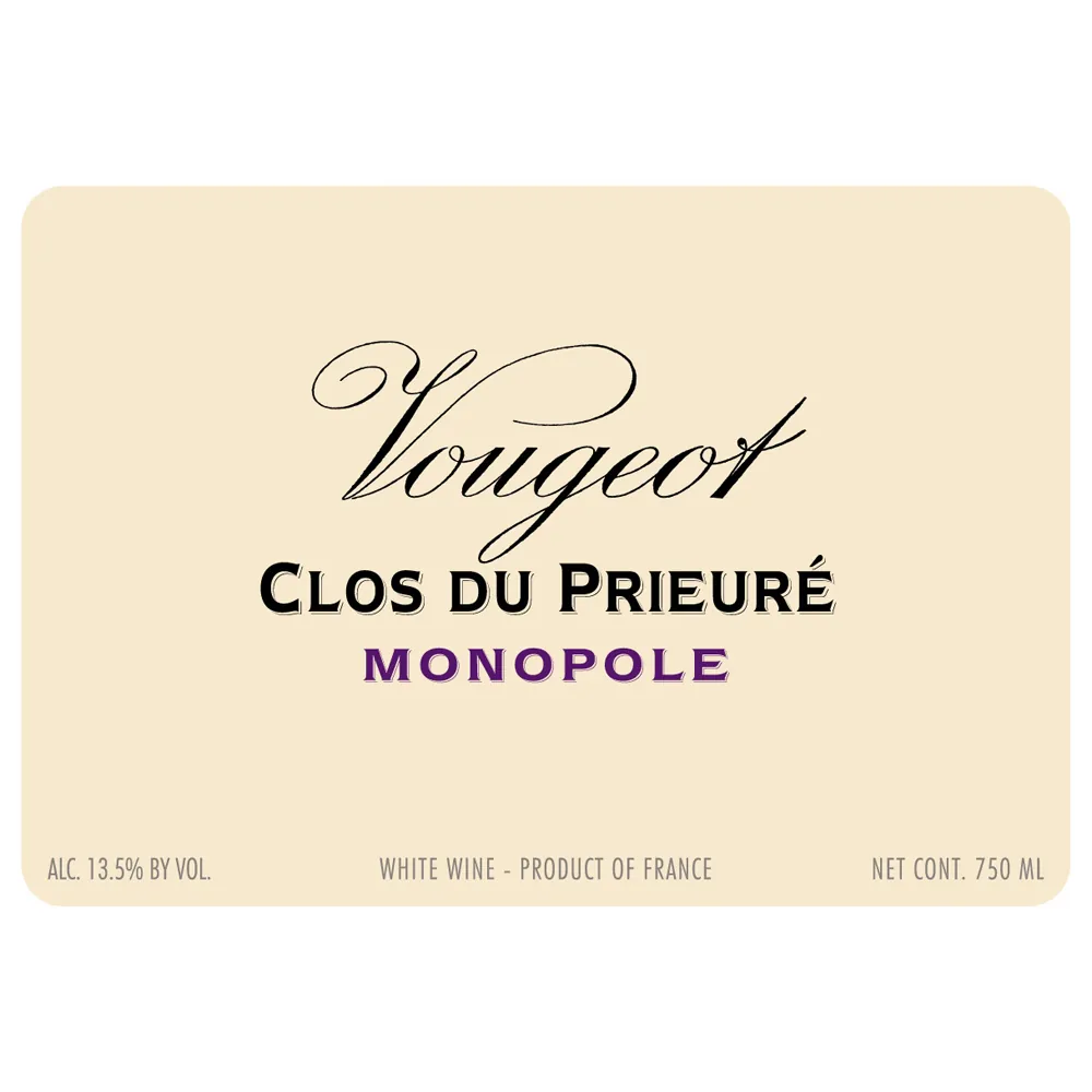 Vougeot Clos du Prieure Monopole Rouge Bottle