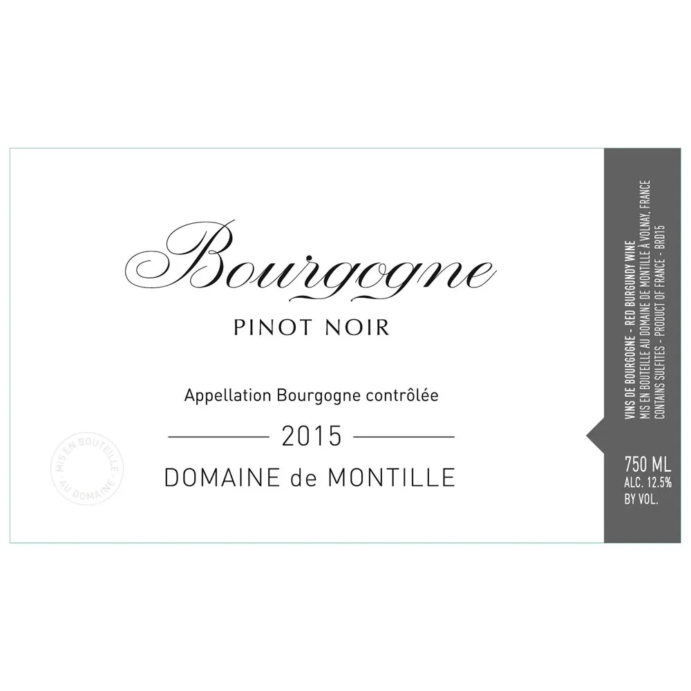 Bourgogne Rouge Bottle