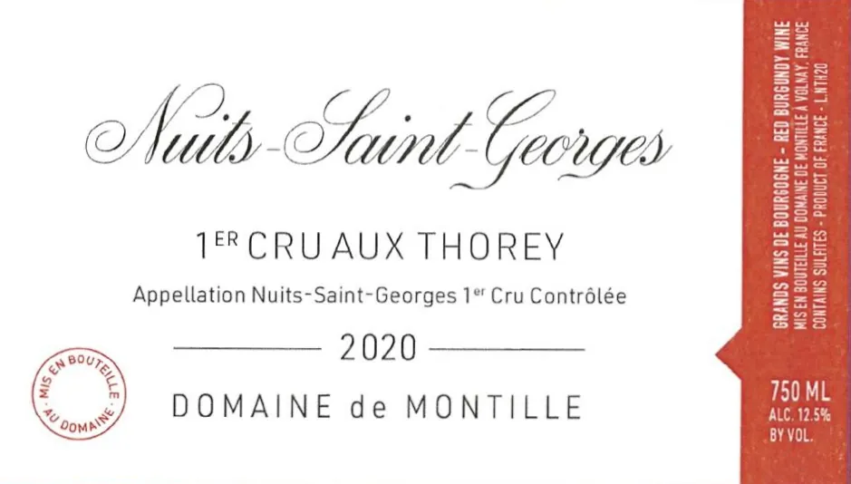 Nuits-St-Georges Aux Thorey Premier Cru Bottle