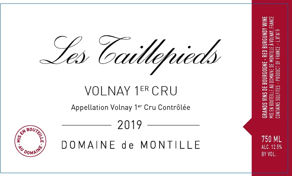 Volnay Les Taillepieds Premier Cru Bottle