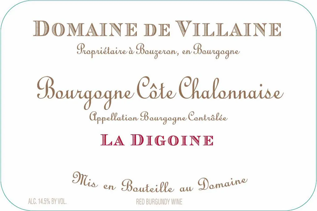 Bourgogne Rouge La Digoine Bottle