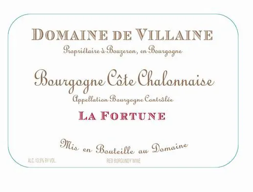 Bourgogne Rouge La Fortune Bottle