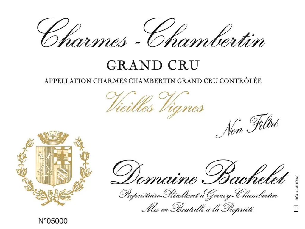 Charmes-Chambertin Grand Cru Vieilles Vignes Bottle