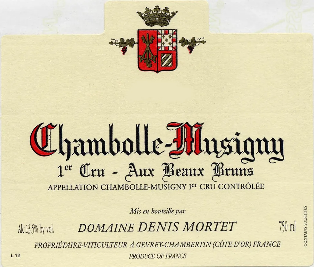 Chambolle-Musigny Aux Beaux Bruns Premier Cru Bottle