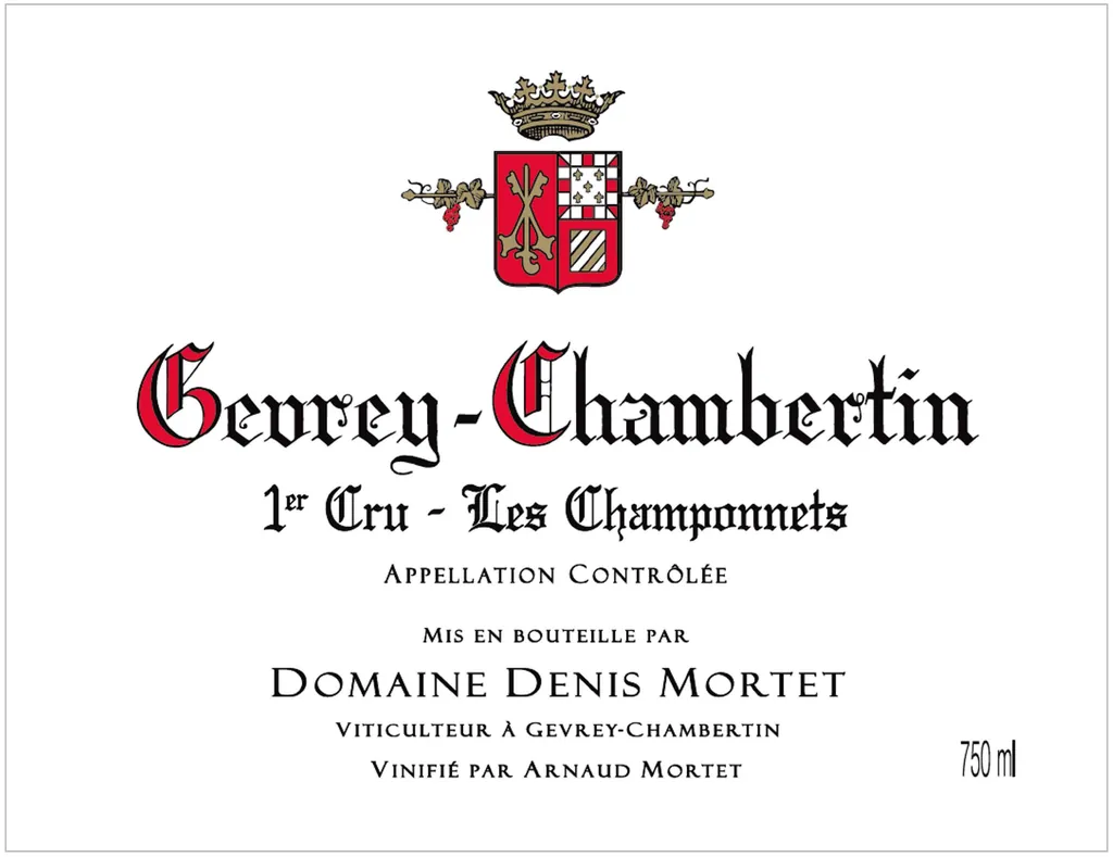 Gevrey-Chambertin Les Champonnets Premier Cru Bottle