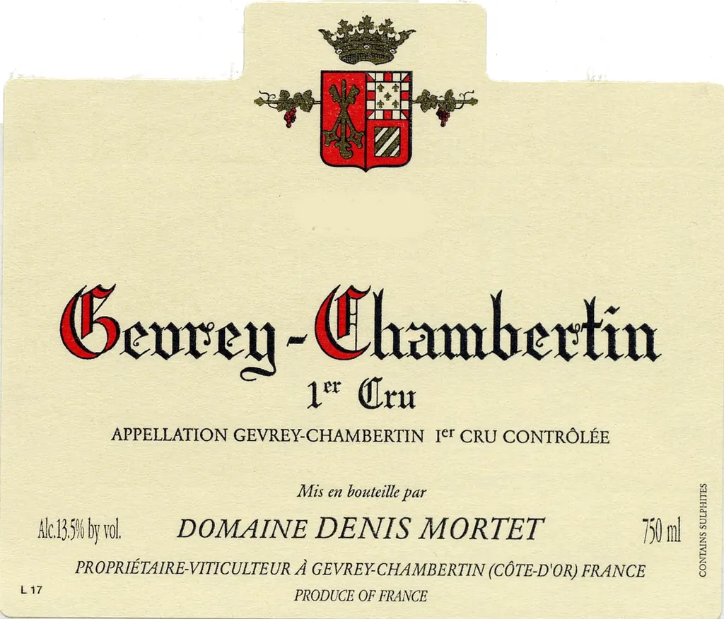 Gevrey-Chambertin Premier Cru Bottle