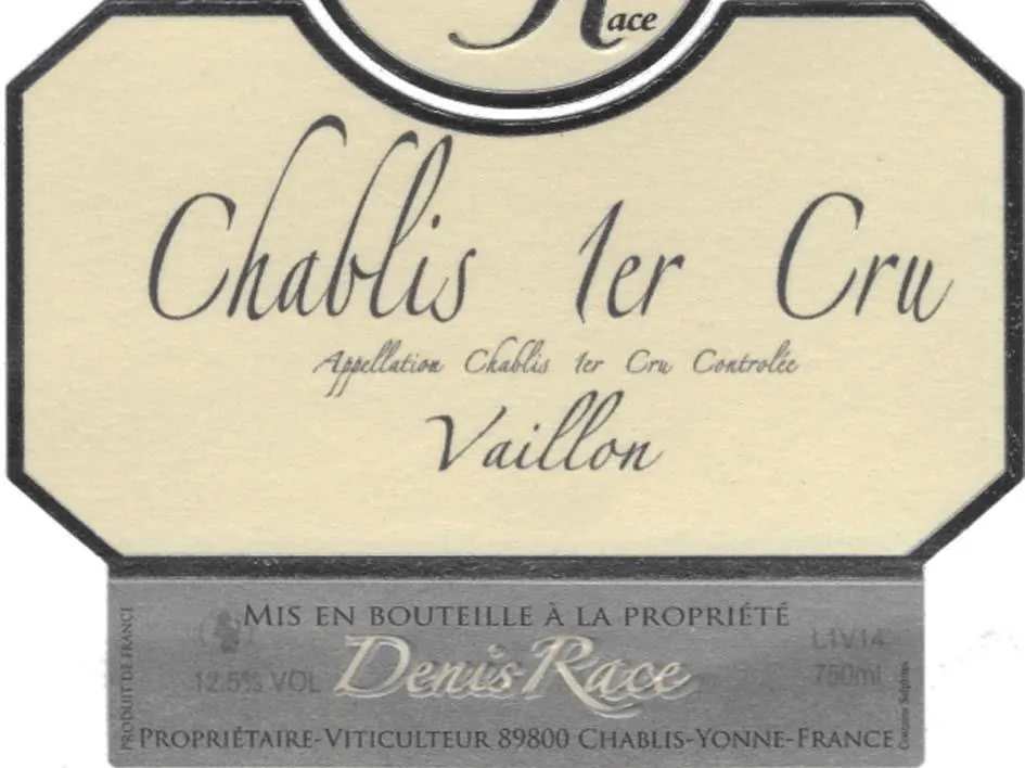 Chablis Vaillons Premier Cru Bottle