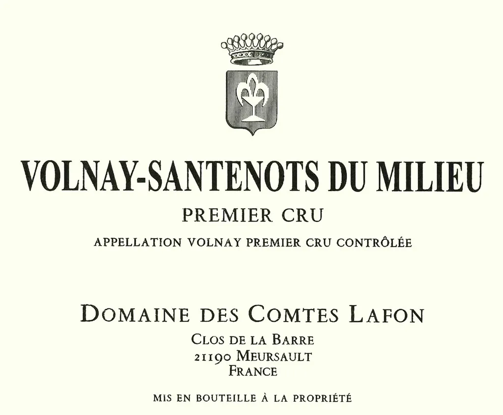 Volnay Santenots-du-Milieu Premier Cru Bottle